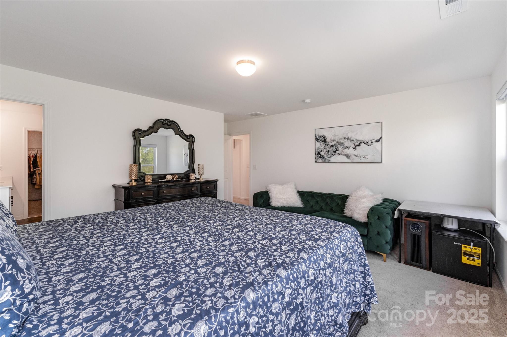3127 Pinehills Wy. Mount Holly, NC 28120 - Photo 22 of 35 a bedroom with a bed and a view of kitchen