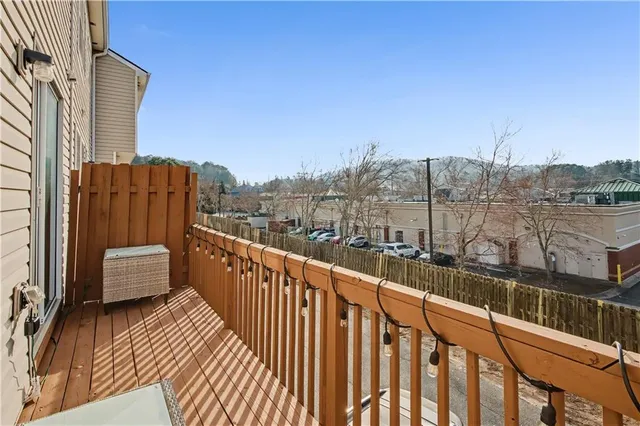 a view of a house with a street