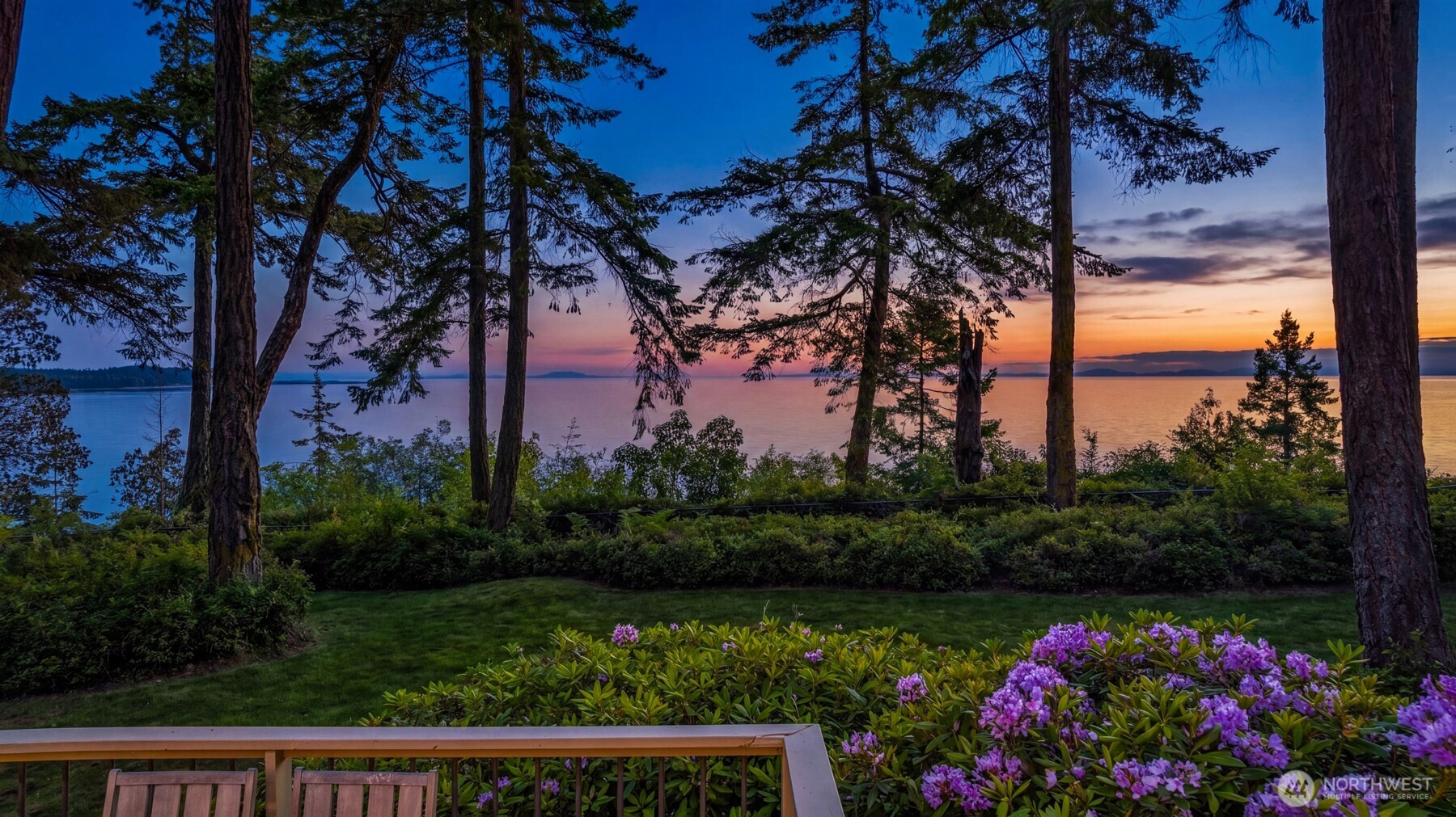 4065 East Sequim Bay Road, Unit 12 Sequim, WA 98382 - Photo 40 of 40 a city view with swimming pool and lake view