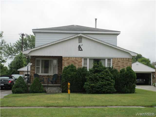 283 French Road Cheektowaga, NY 14043 - Photo 1 of 1 Exterior Front lower is brick, upper aluminum