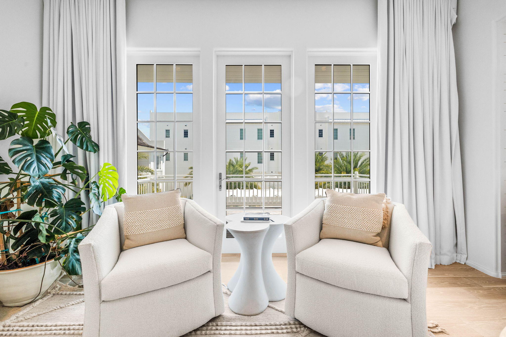 161 Catnap Alley Inlet Beach, Unit M6 Inlet Beach, FL 32461 - Photo 36 of 88 a living room with furniture and a potted plant