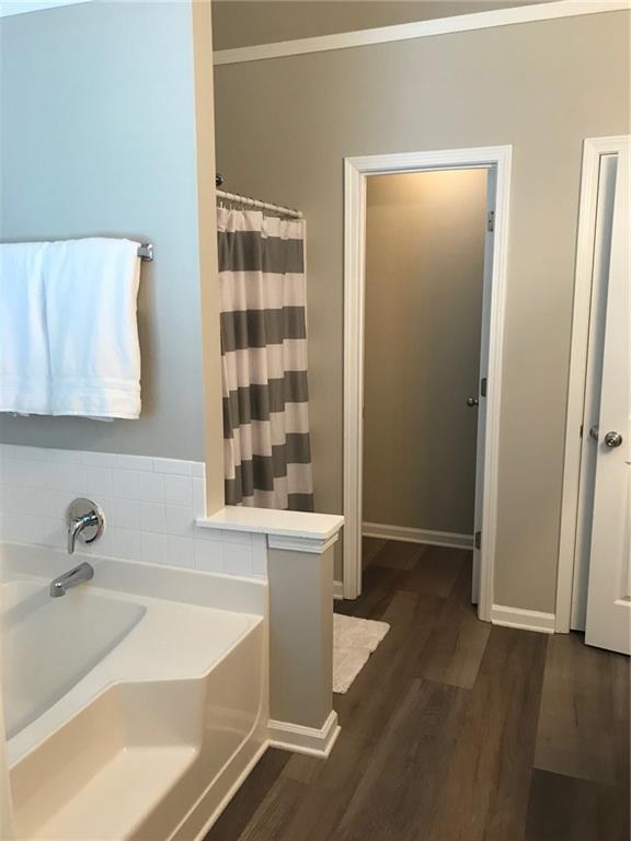 322 Hidden Creek Lane Canton, GA 30114 - Photo 25 of 44 a bathroom with a bathtub and a sink