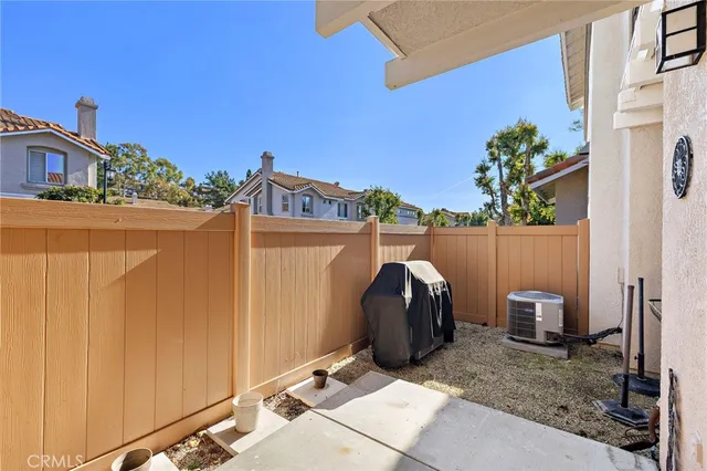 a backyard of a house