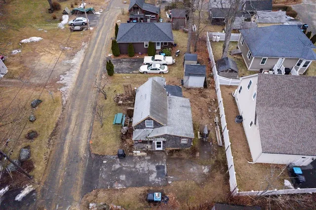 a view of city and mountain