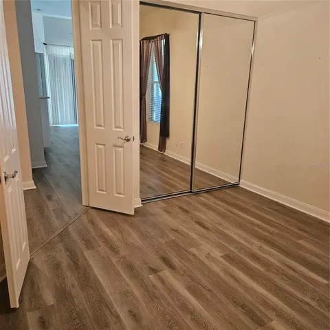 a utility room with cabinets