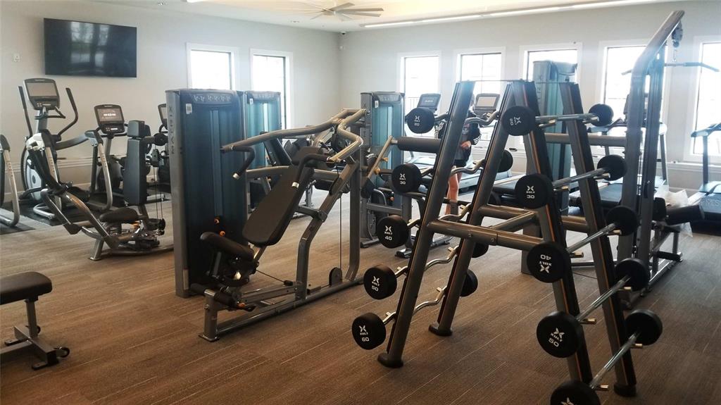 13415 Coluccio Street Venice, FL 34293 - Photo 32 of 39 a view of a room with gym equipment