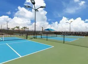 a view of a tennis court