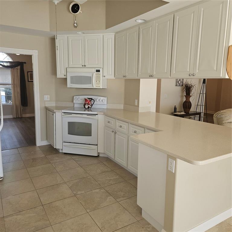 13415 Coluccio Street Venice, FL 34293 - Photo 10 of 39 a kitchen with cabinets and white appliances