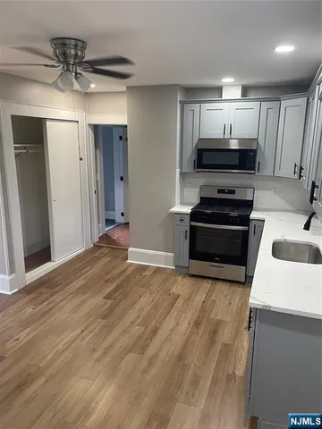 a room with storage and utility