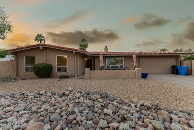 a view of a house with a outdoor space