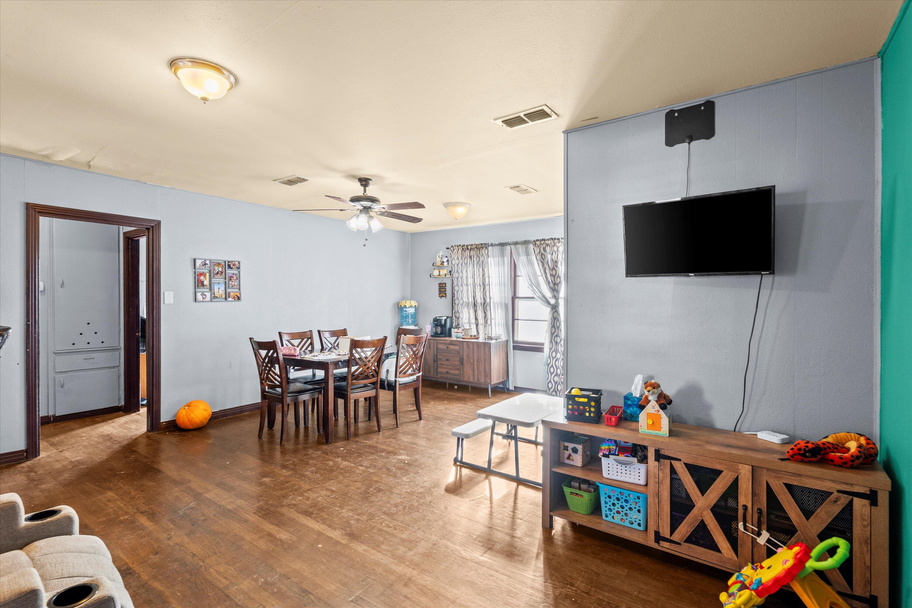 1915 37th Street Lubbock, TX 79412 - Photo 4 of 20 a living room with furniture and a flat screen tv
