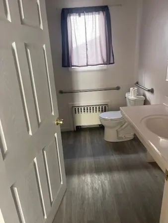 a view of front door with chair