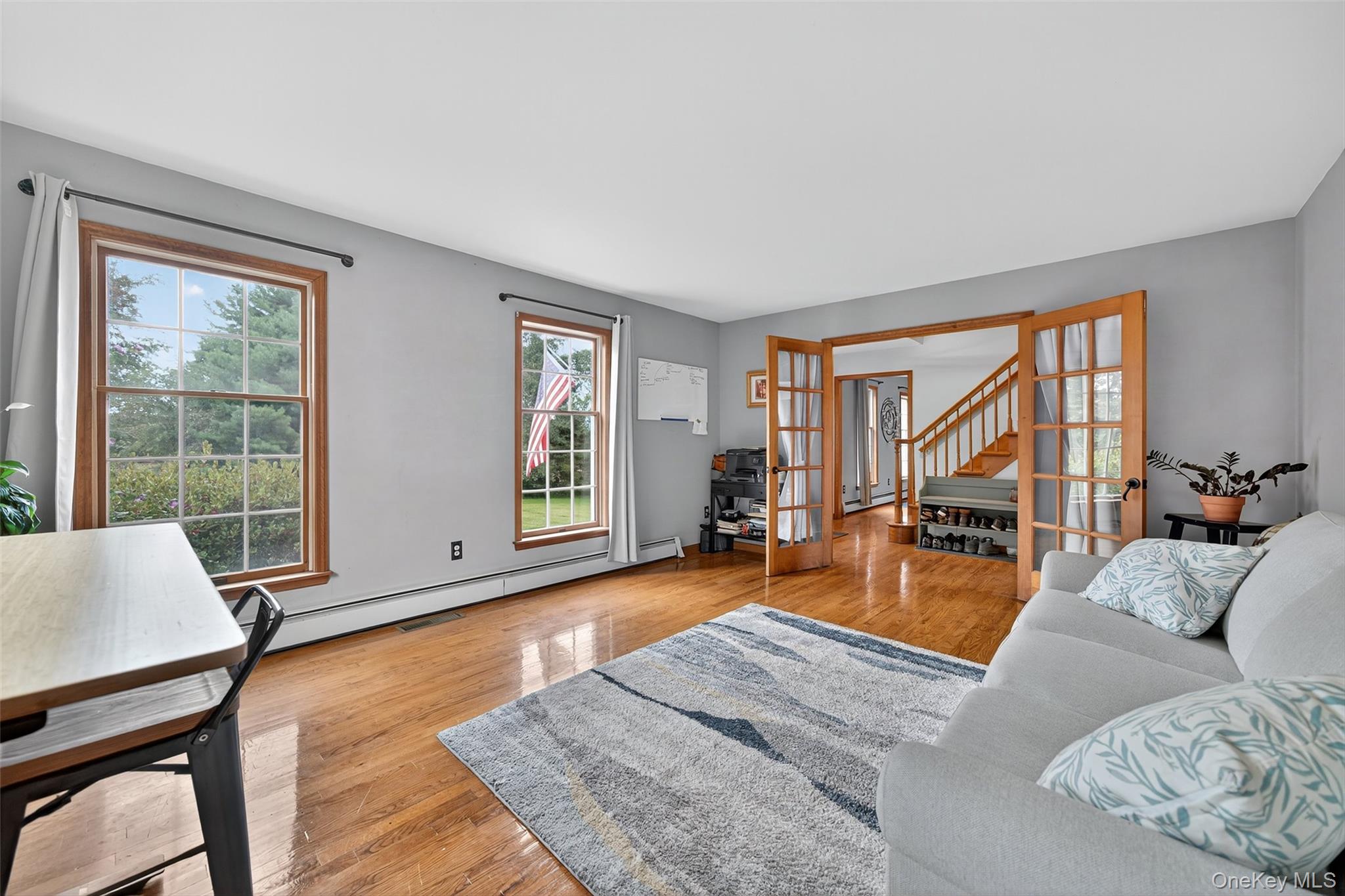 214 Dubois Road Gardiner, NY 12561 - Photo 7 of 38 a living room with furniture and a large window