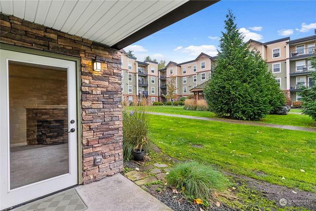 a house view with a garden space