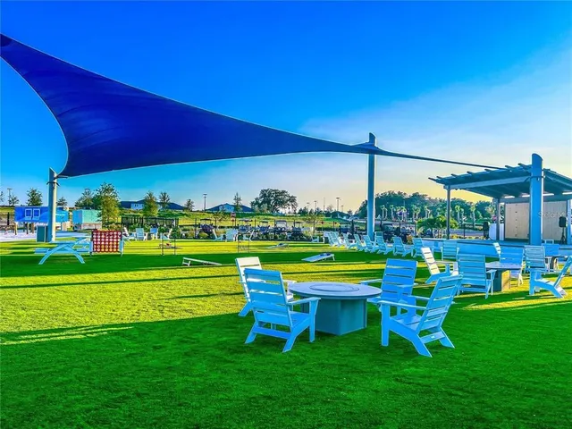 a view of a lake with a house