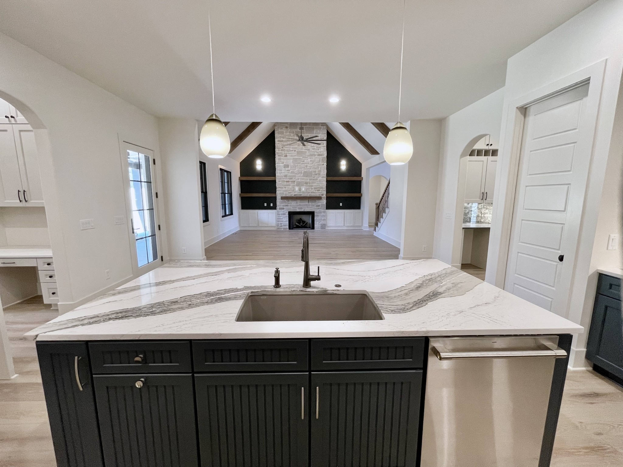 9914 Elland Road Brentwood, TN 37027 - Photo 33 of 64 a kitchen with a sink cabinets and wooden floor