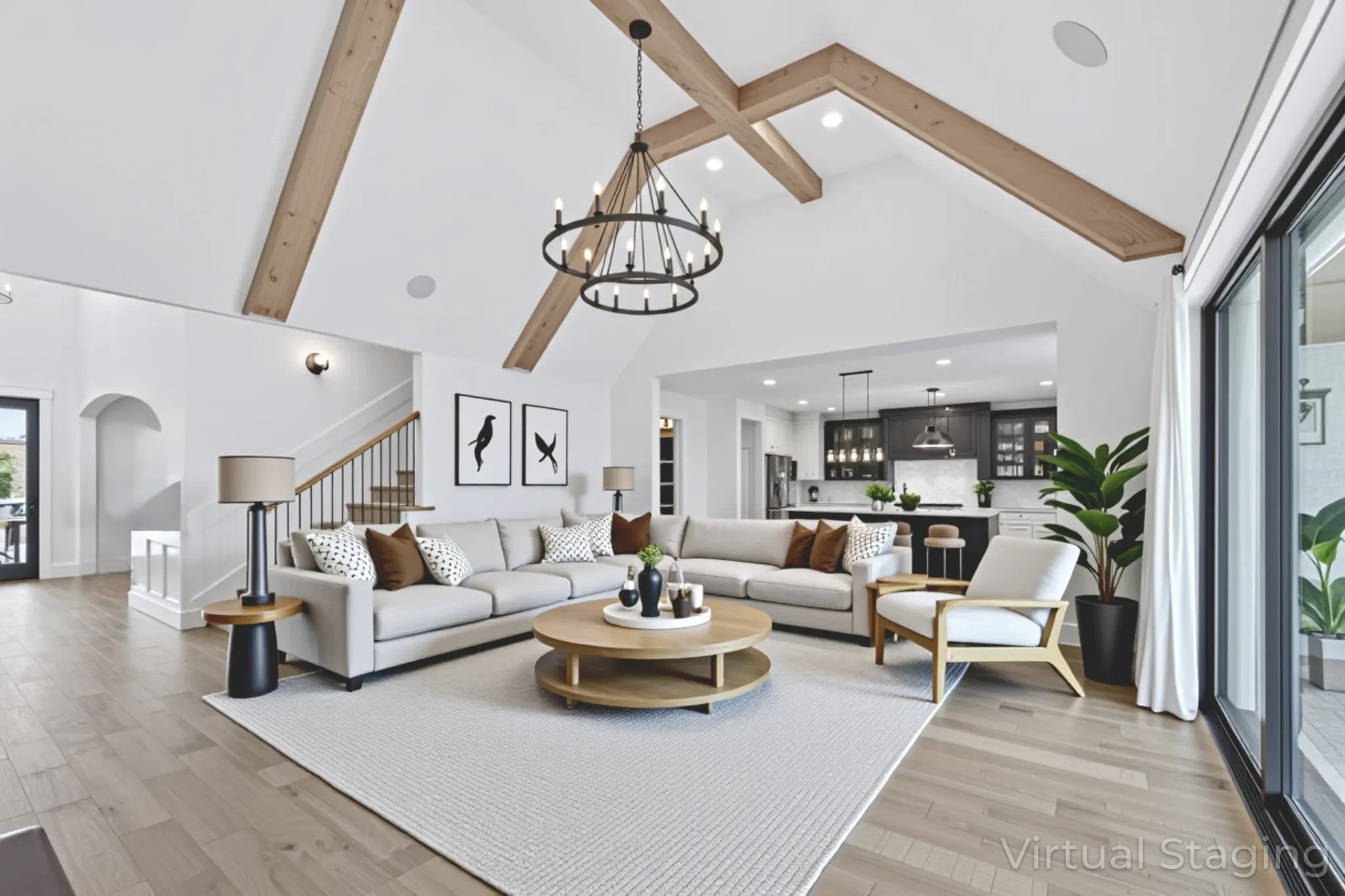 9914 Elland Road Brentwood, TN 37027 - Photo 41 of 64 a living room with furniture and a chandelier