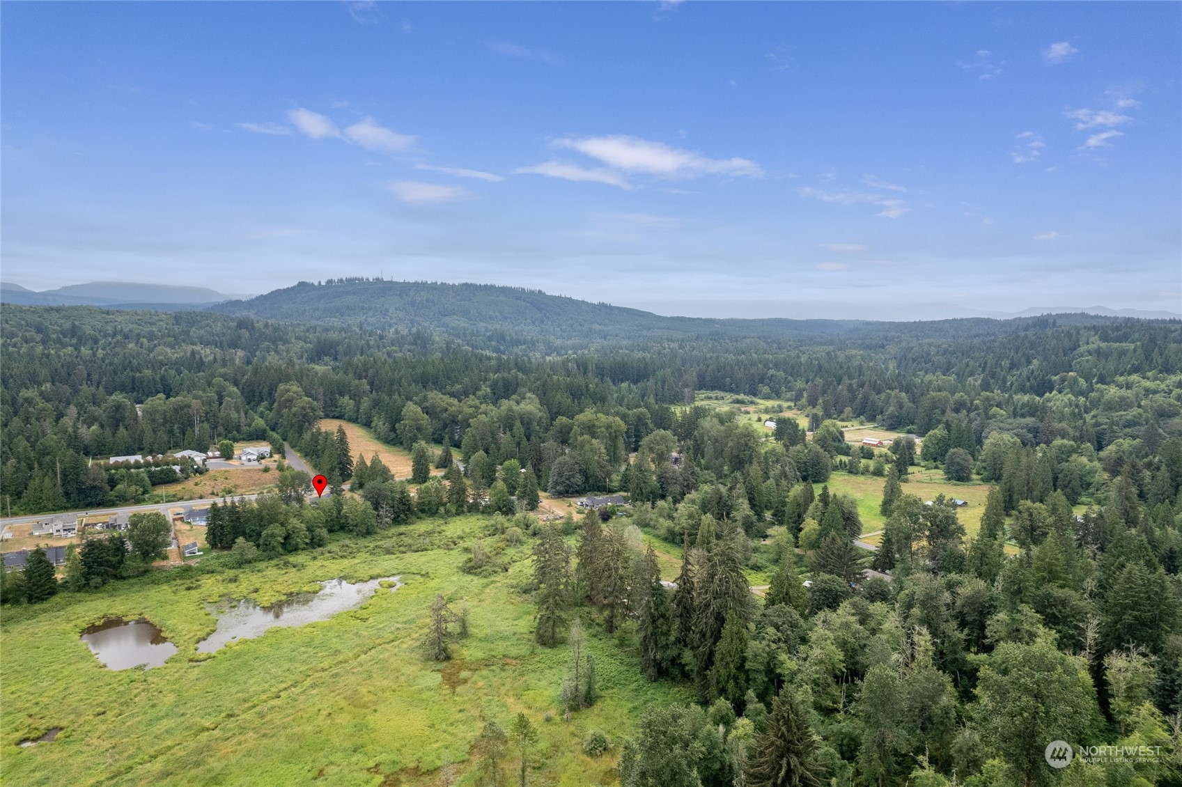 3522 Creswell Road Snohomish, WA 98290 - Photo 40 of 40 a view of a garden with mountains in the background