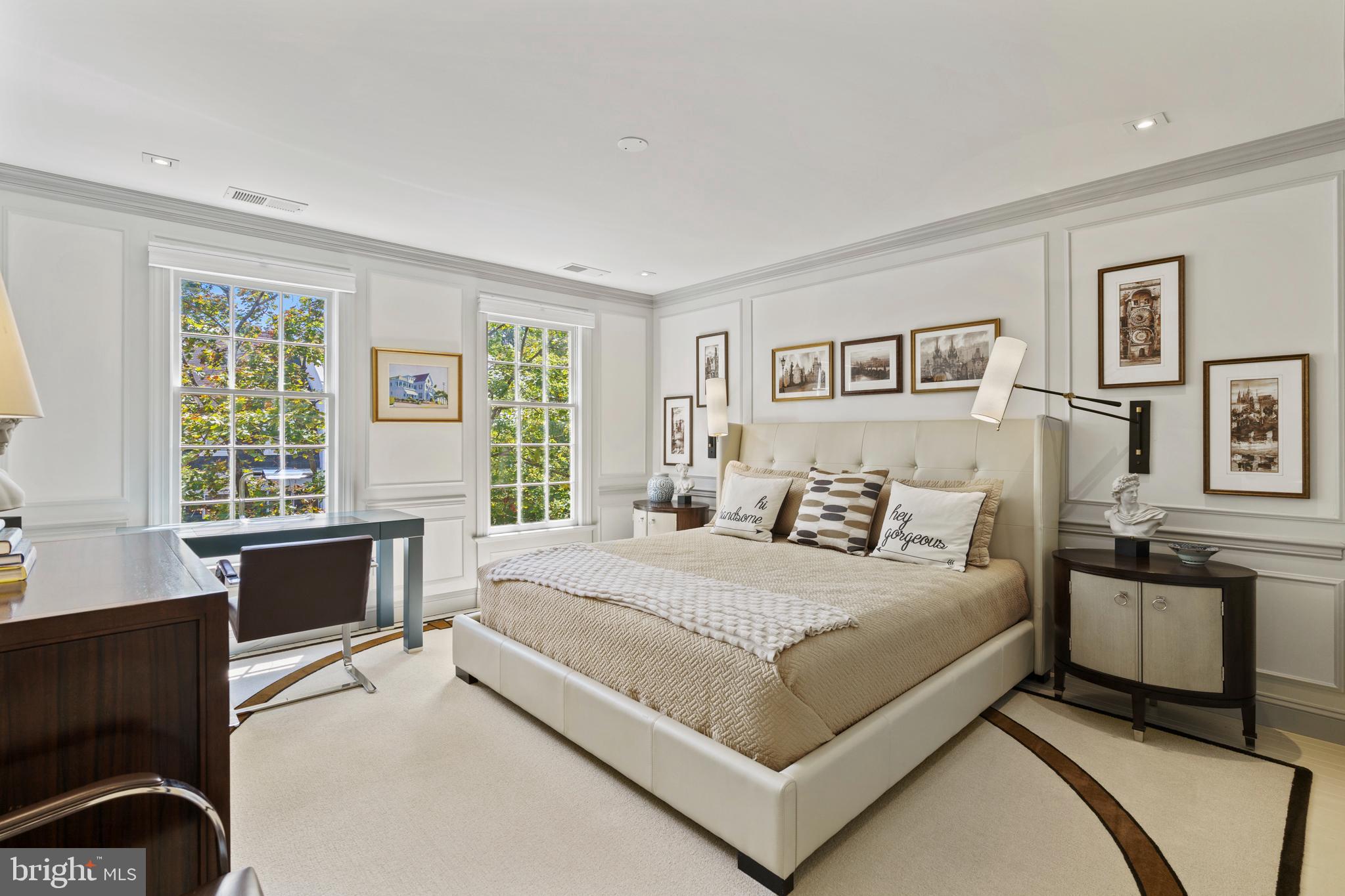 3323 R Street Northwest Washington, DC 20007 - Photo 13 of 54 Bedroom Two with en suite access to full bath #2