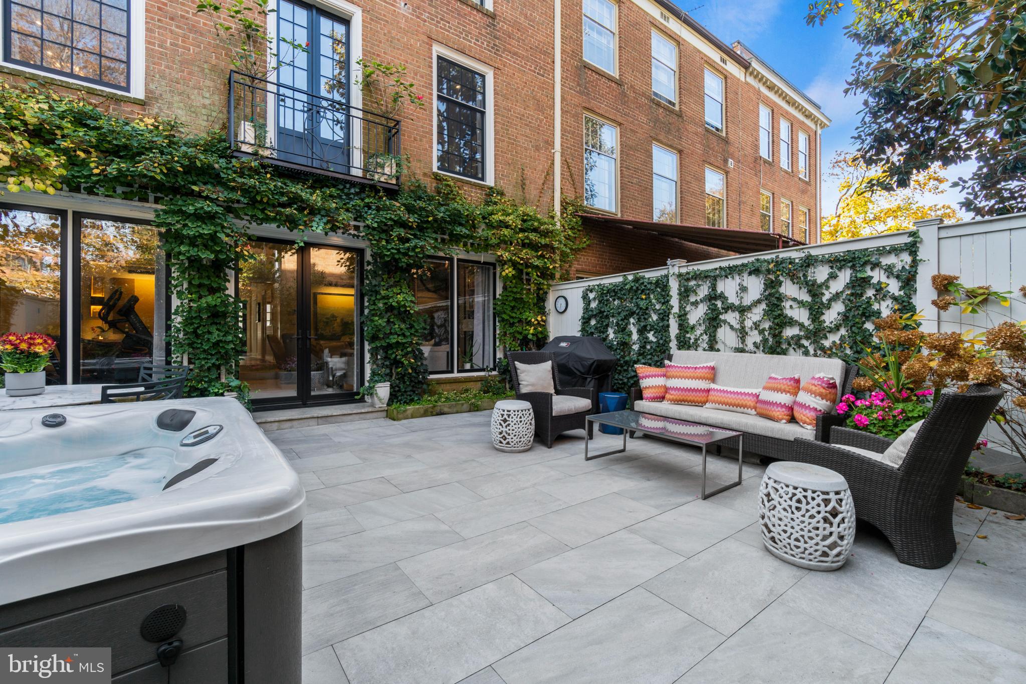 3323 R Street Northwest Washington, DC 20007 - Photo 23 of 54 Patio with Master Spa® Twilight Series® hot tub