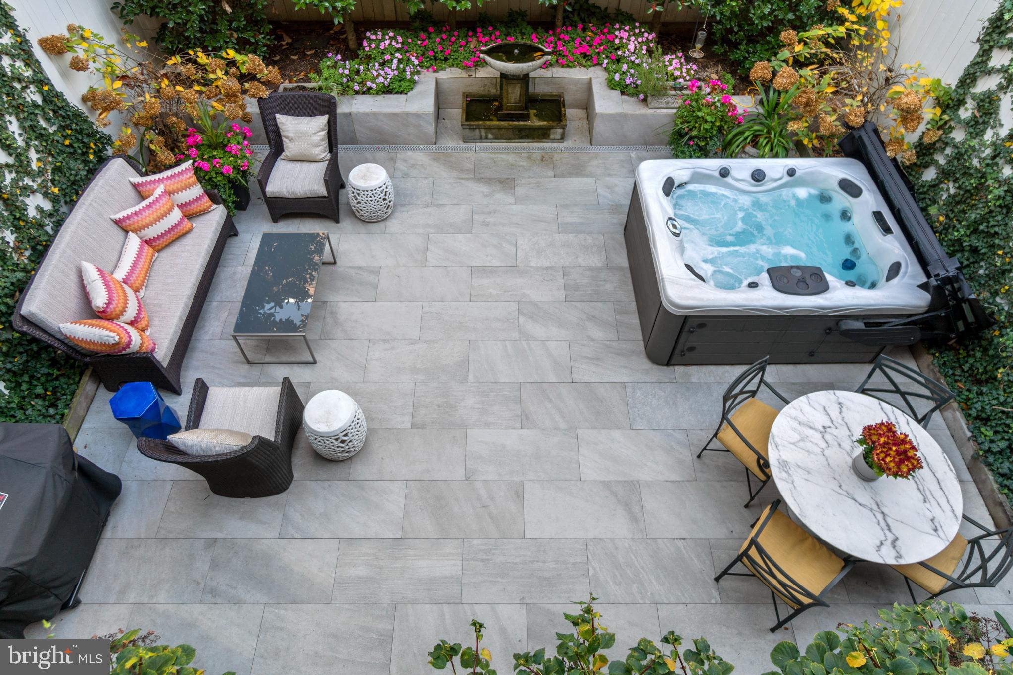 3323 R Street Northwest Washington, DC 20007 - Photo 30 of 54 Patio view from main level Juliet balcony