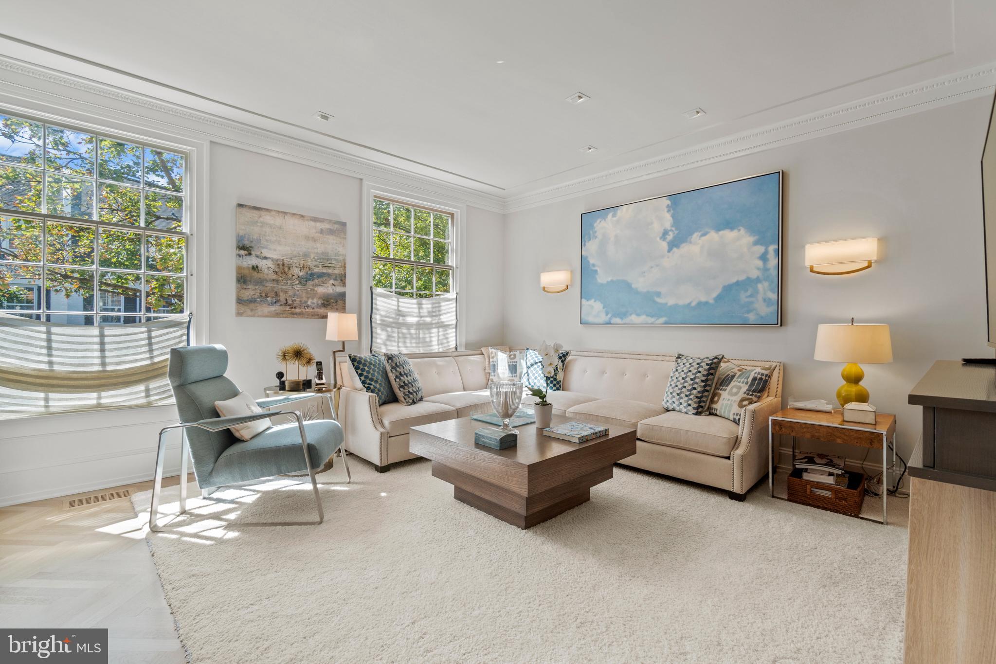 3323 R Street Northwest Washington, DC 20007 - Photo 34 of 54 Family Room with bright southern exposures