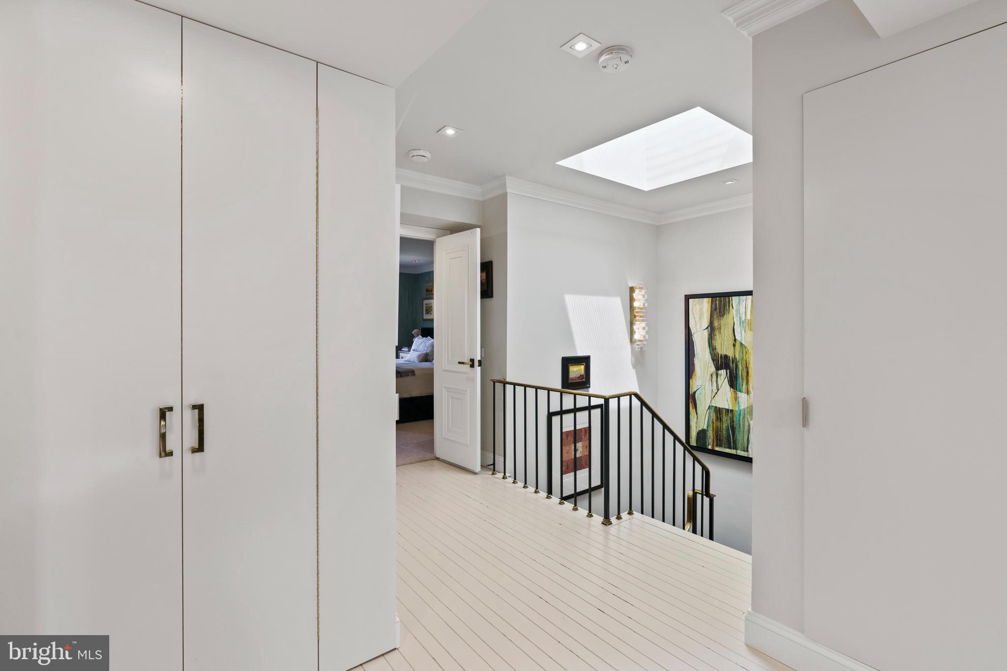 3323 R Street Northwest Washington, DC 20007 - Photo 37 of 54 Upper Level Landing with "Fresh-Air" Skylight