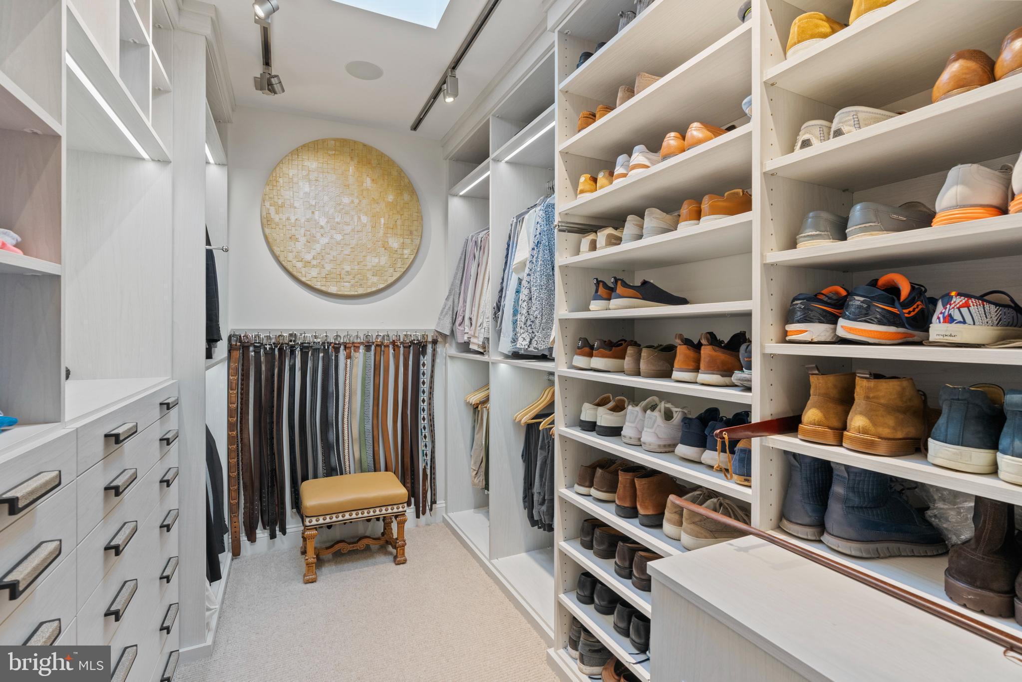 3323 R Street Northwest Washington, DC 20007 - Photo 40 of 54 Walk-in Closet with skylight