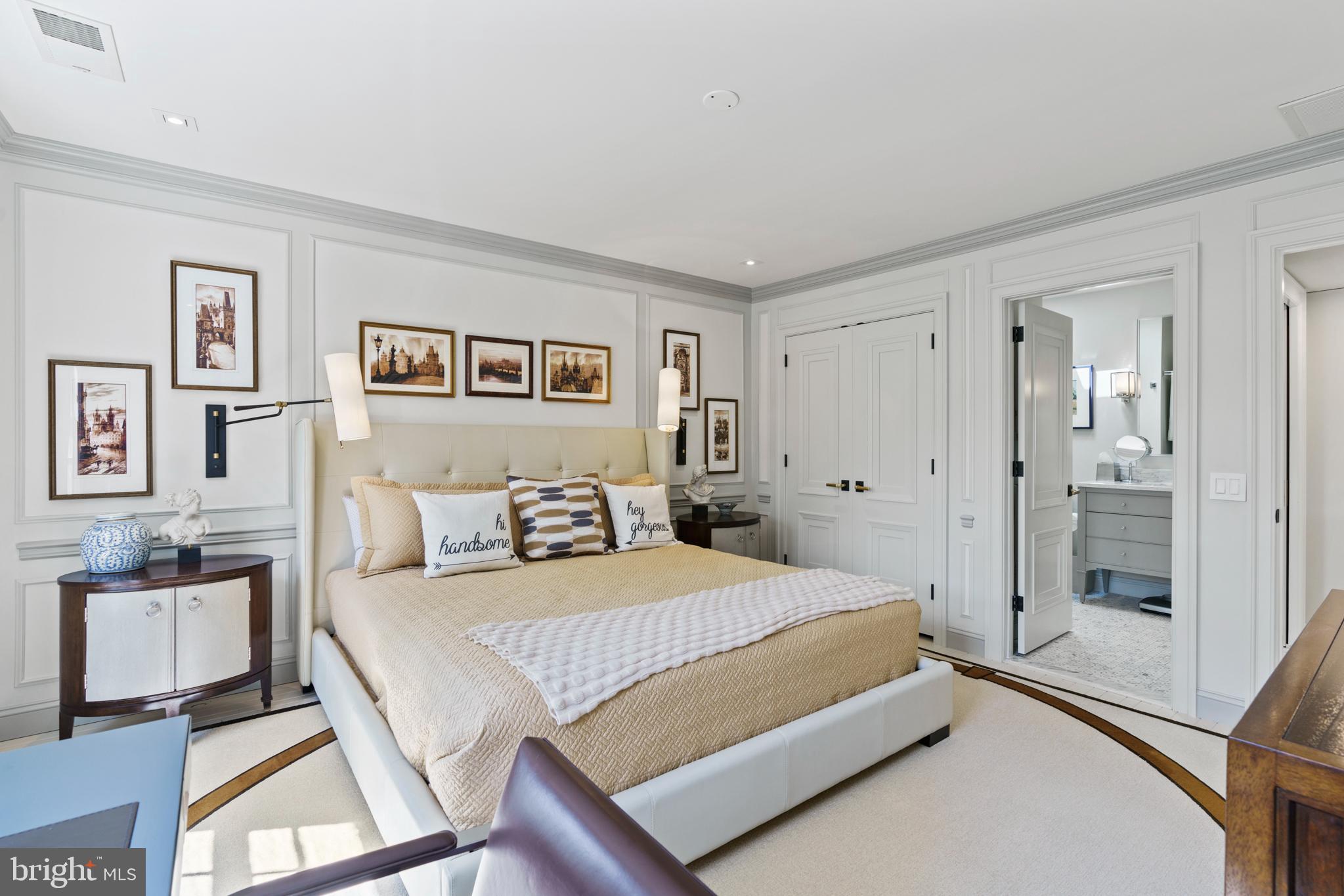 3323 R Street Northwest Washington, DC 20007 - Photo 44 of 54 Bedroom Two - door to full bath #2