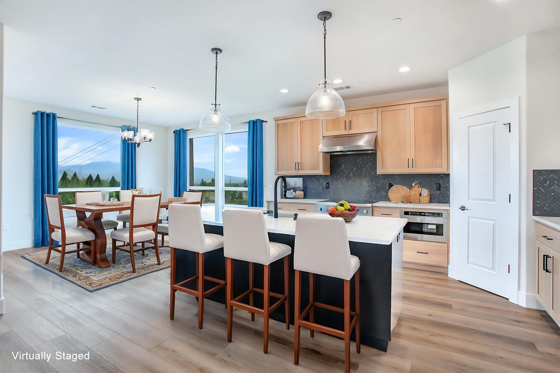 1410 Ridge Drive Redding, CA 96001 - Photo 2 of 25 kitchen dining staged