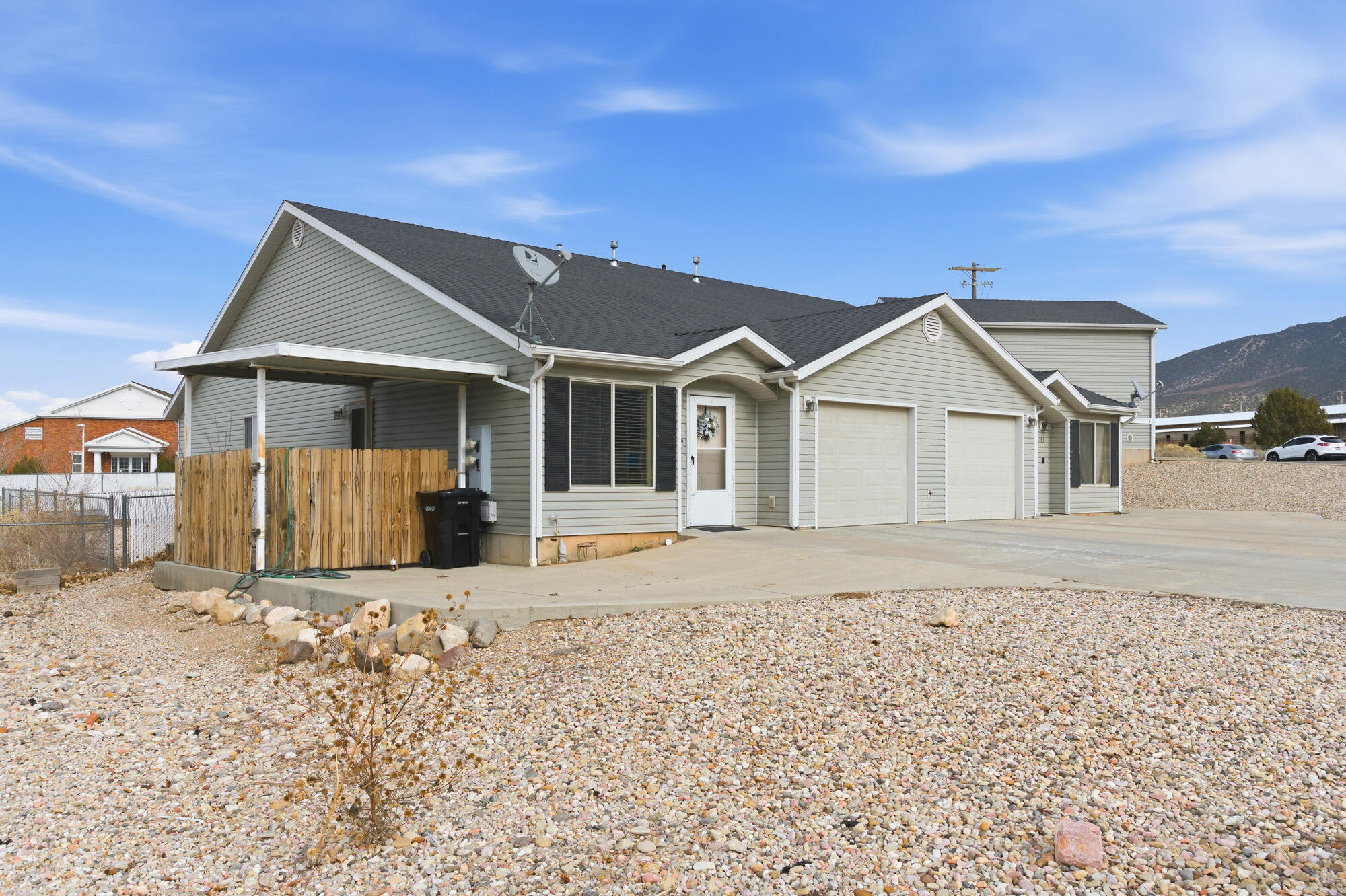 577-593 East Nichols Canyon Road, Unit 577579 & 591593 RV GARAGE Cedar City, UT 84721 - Photo 51 of 102 These two units feature larger 1 car garages and additional patio/carport space.