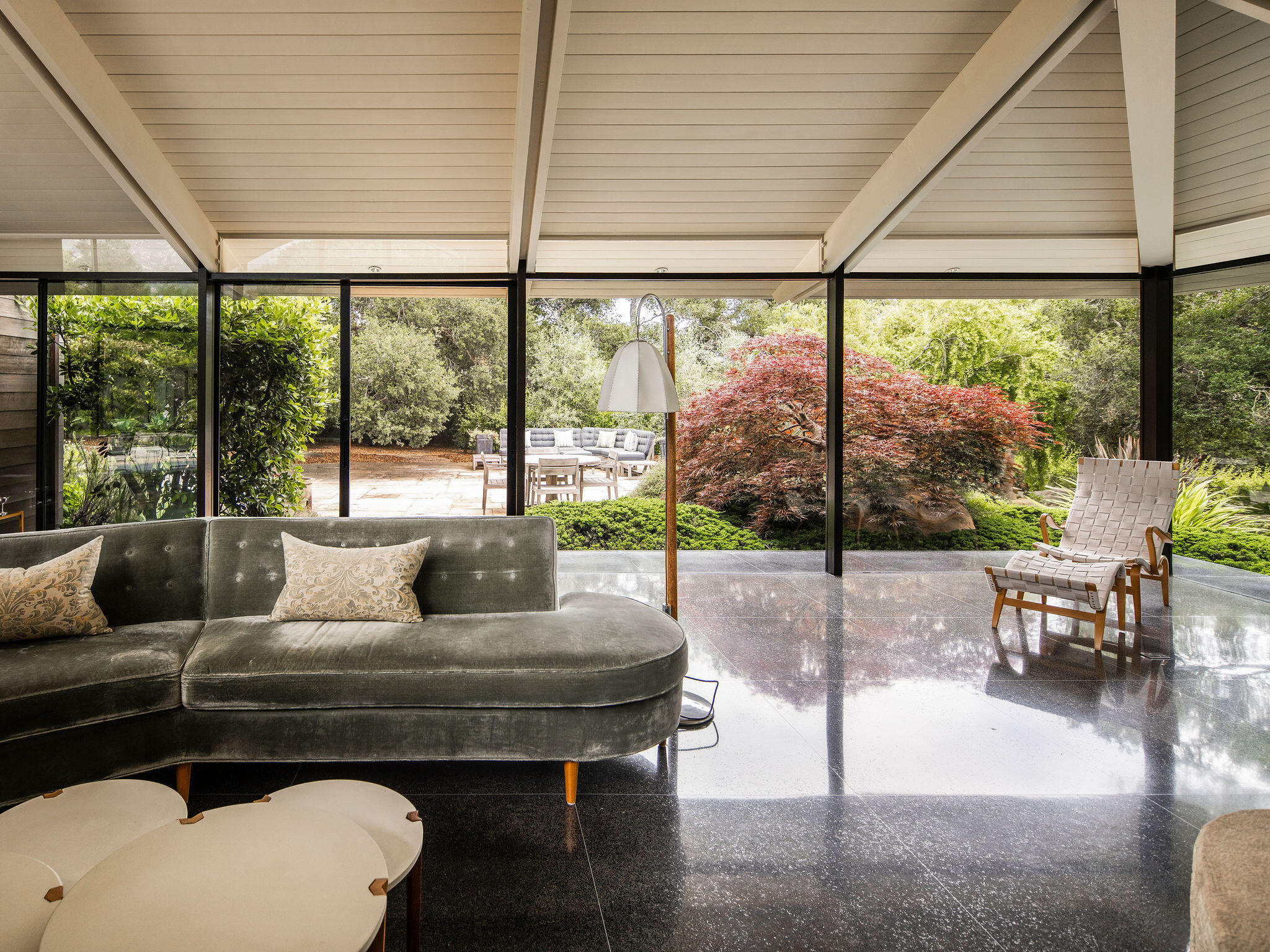 650 San Ysidro Road Montecito, CA 93108 - Photo 20 of 54 a living room with furniture and a large window