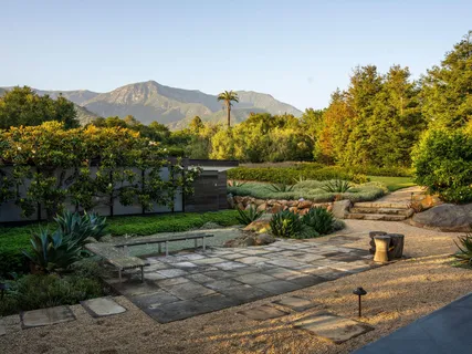 a house view with a outdoor space