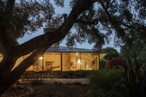 a view of street along with trees