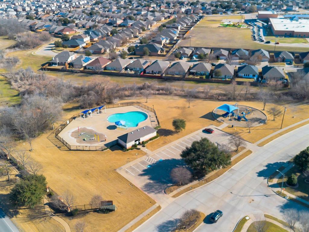 424 Shady Shore Lane Crowley, TX 76036 - Photo 40 of 40 an aerial view of residential houses with outdoor space