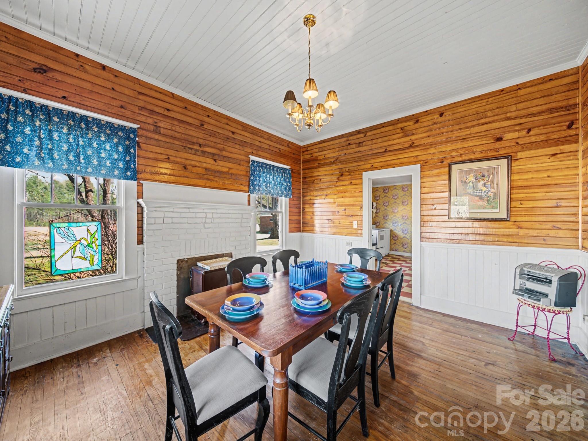 1347 Newsom Road Denton, NC 27239 - Photo 25 of 47 a dining room with furniture and window