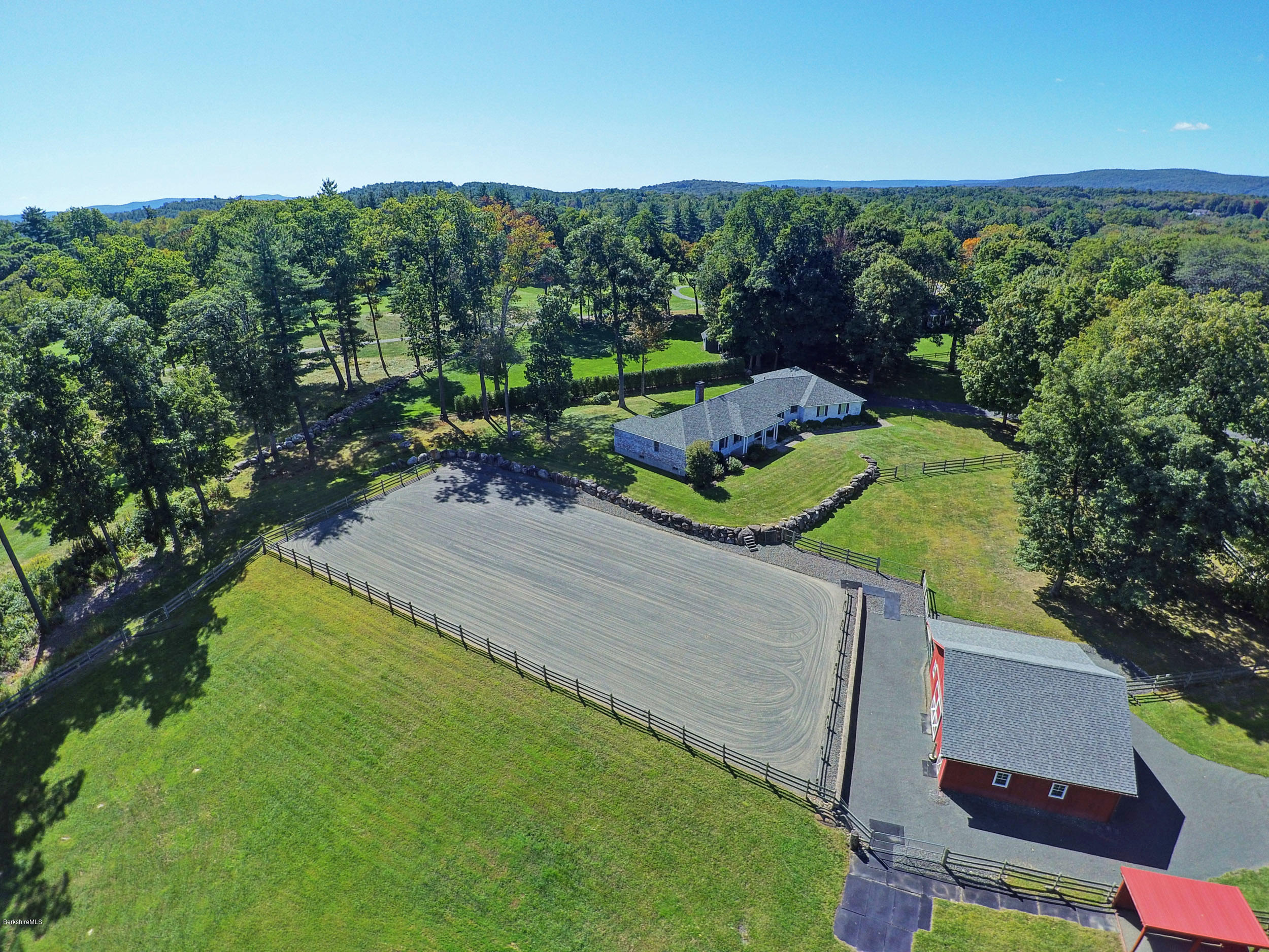 a view of a yard with an outdoor space