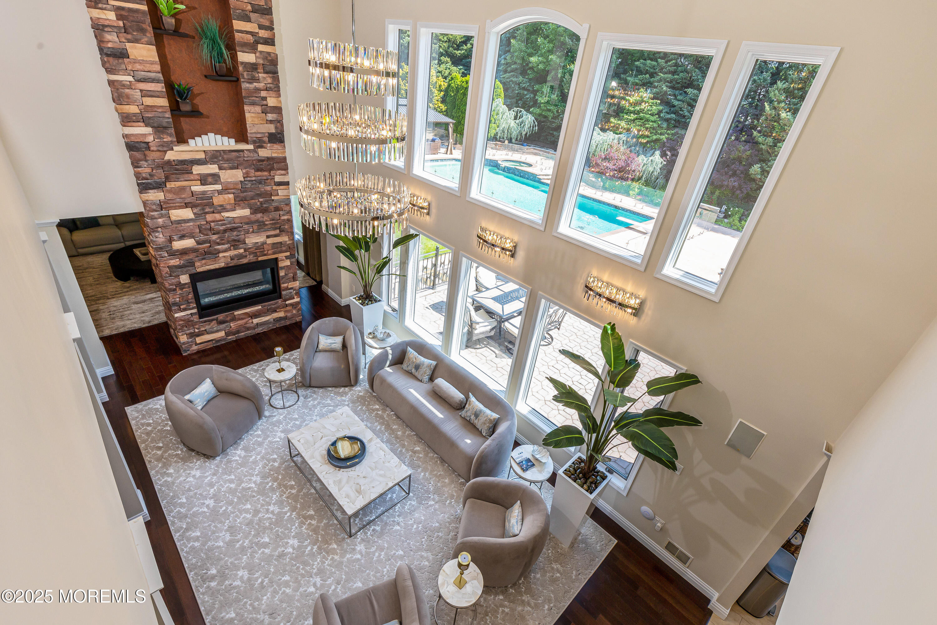 806 Turquoise Trail Morganville, NJ 07751 - Photo 2 of 62 2 Story Great Room looking down