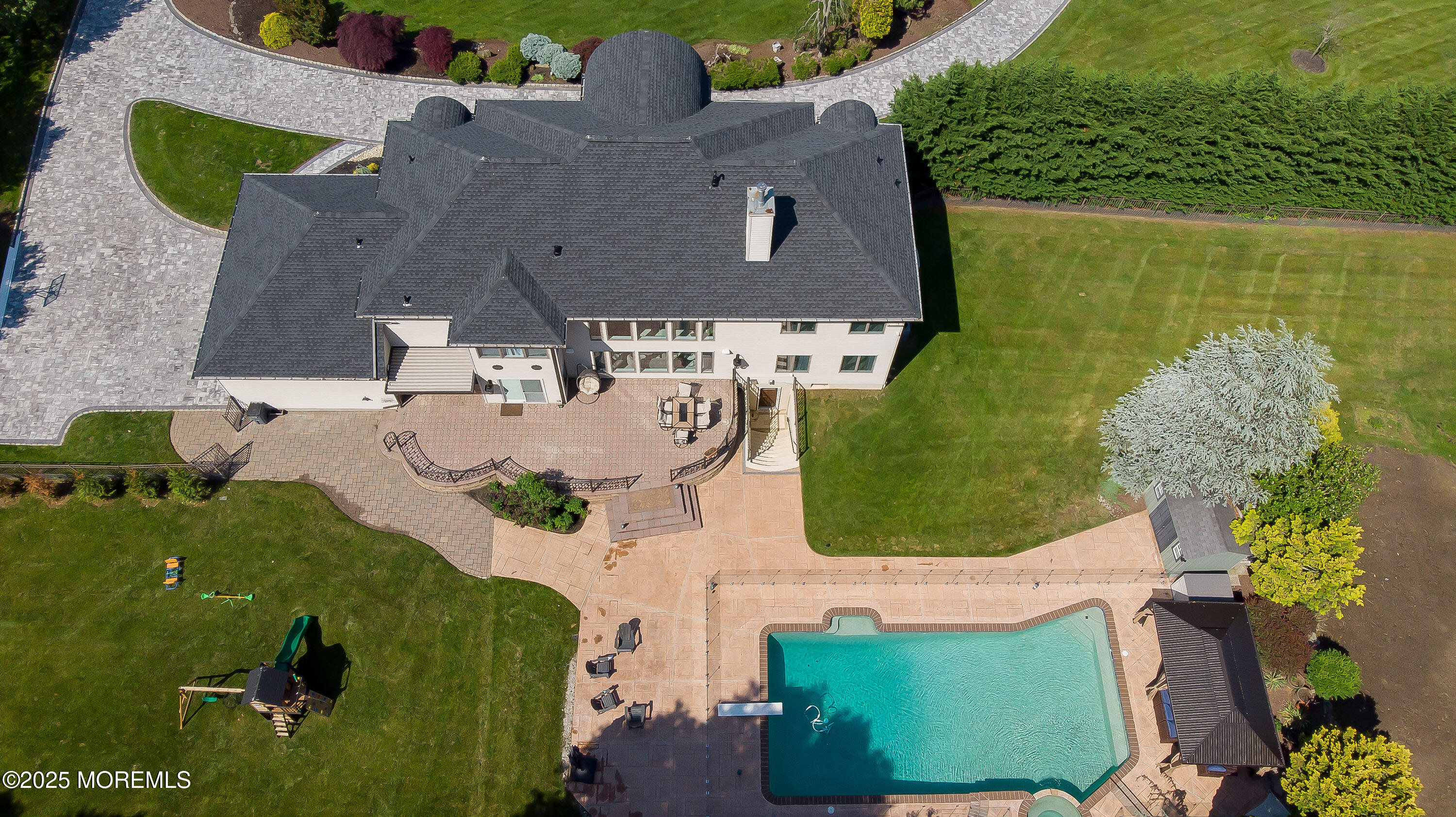 806 Turquoise Trail Morganville, NJ 07751 - Photo 40 of 62 an aerial view of a house