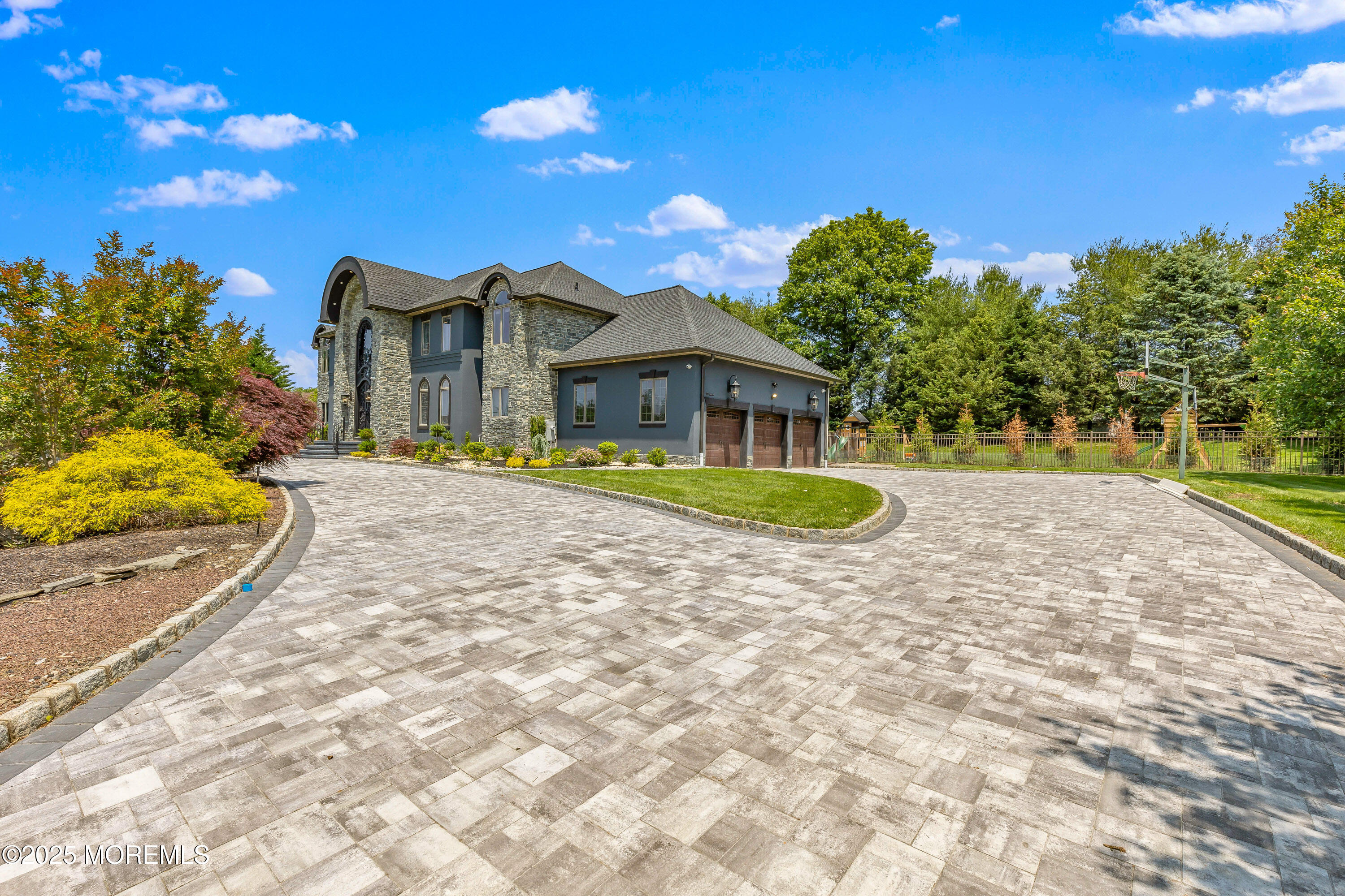 806 Turquoise Trail Morganville, NJ 07751 - Photo 44 of 62 a view of house with yard and swimming pool
