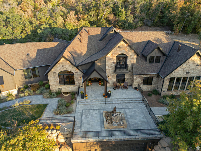 1141 South Oak Leaf Lane Springville, UT 84663 - Photo 128 of 147 Stone and siding exterior with dark trim accents