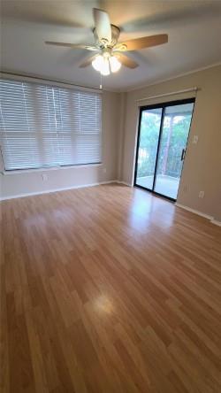 2409 Leon Street, Unit 301 Austin, TX 78705 - Photo 5 of 10 wooden floor in an empty room with a window