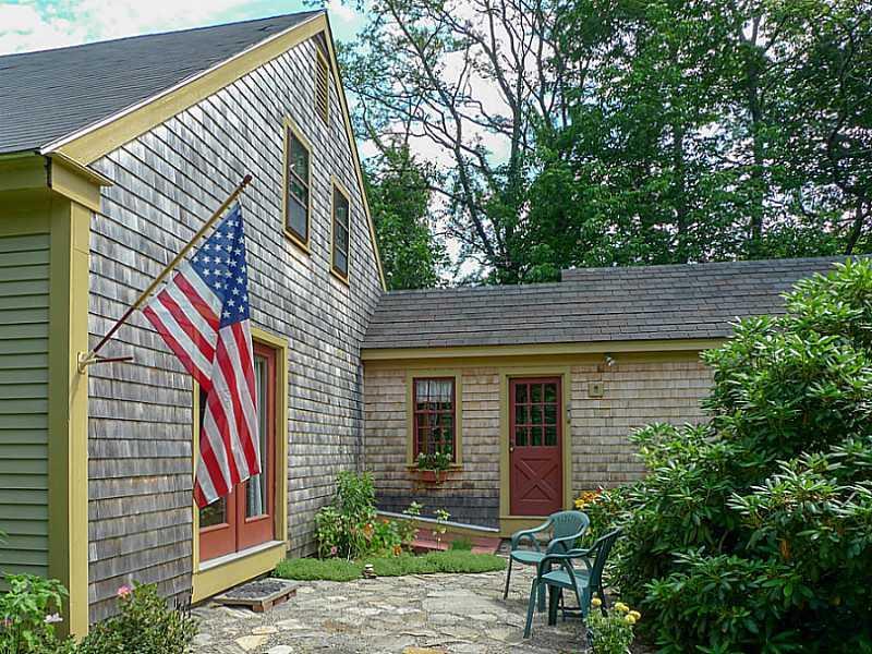 229 Simon Road Waldoboro, ME 04572 - Photo 10 of 28 Patio/Deck. cozy stone patio.