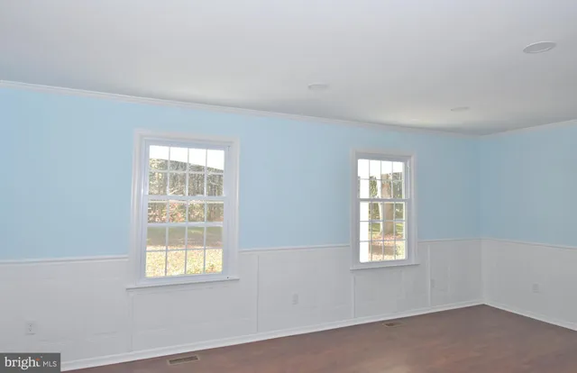 a view of an empty room