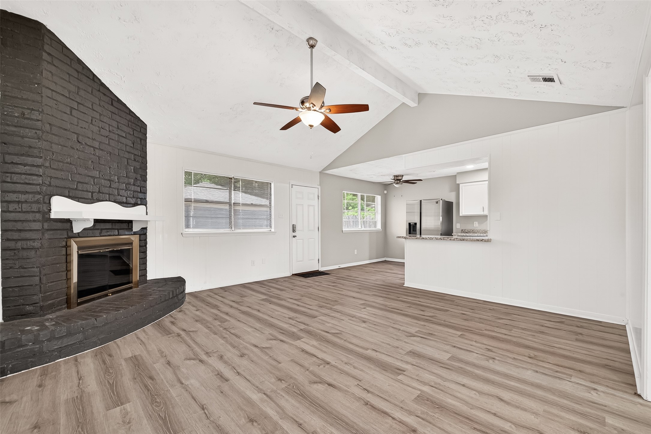 23235 Earlmist Drive Spring, TX 77373 - Photo 5 of 26 Den has fireplace and high ceilings