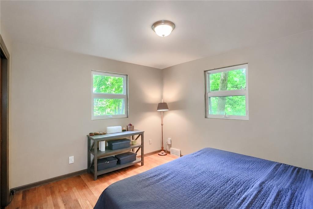 149 Seneca School Road Harmony, PA 16037 - Photo 30 of 50 Beautiful hardwood floors and newer windows in this spacious master bedroom.