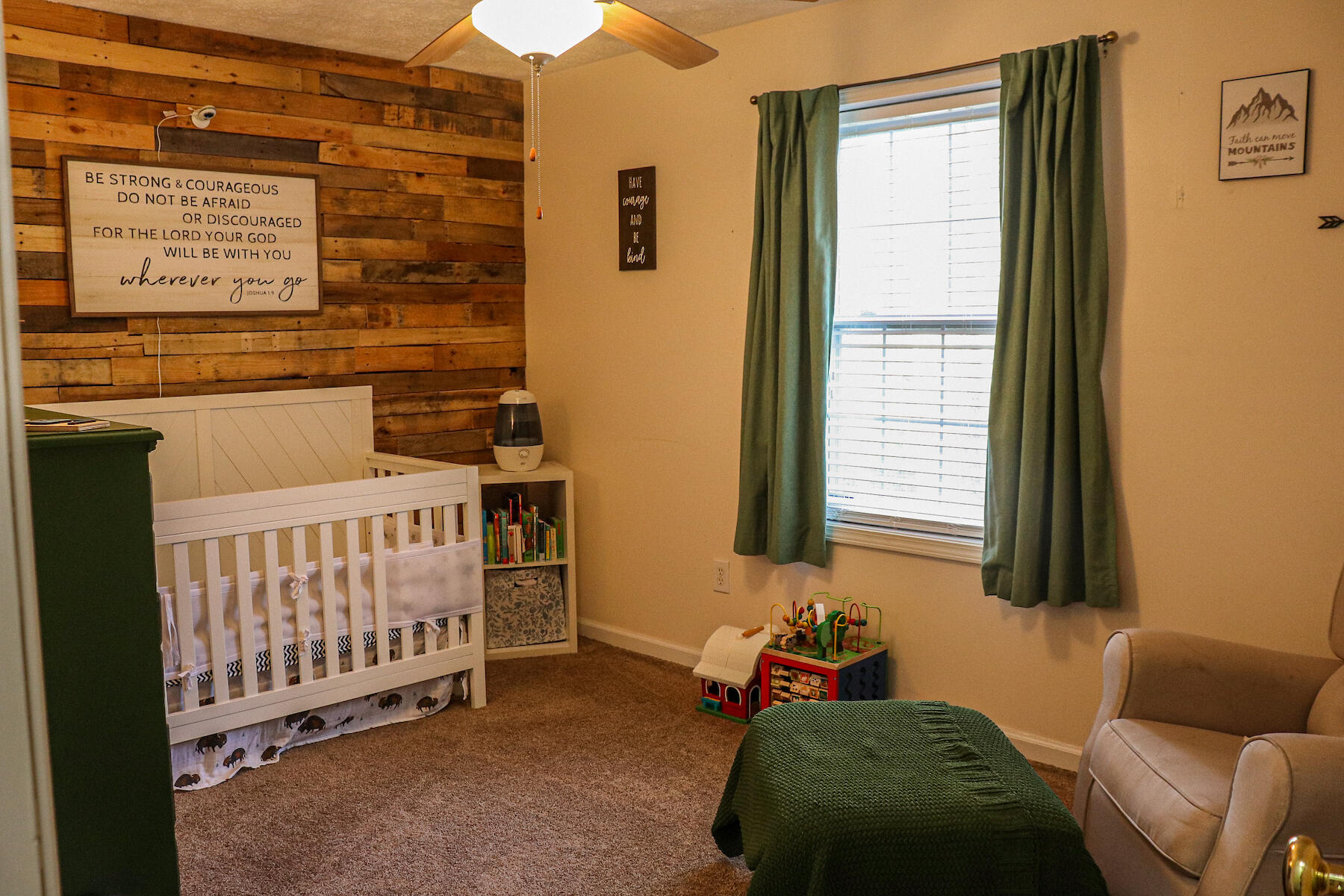 1008 Dusty Rock Road Northwest Riner, VA 24149 - Photo 12 of 28 a bedroom with a bed and a couch