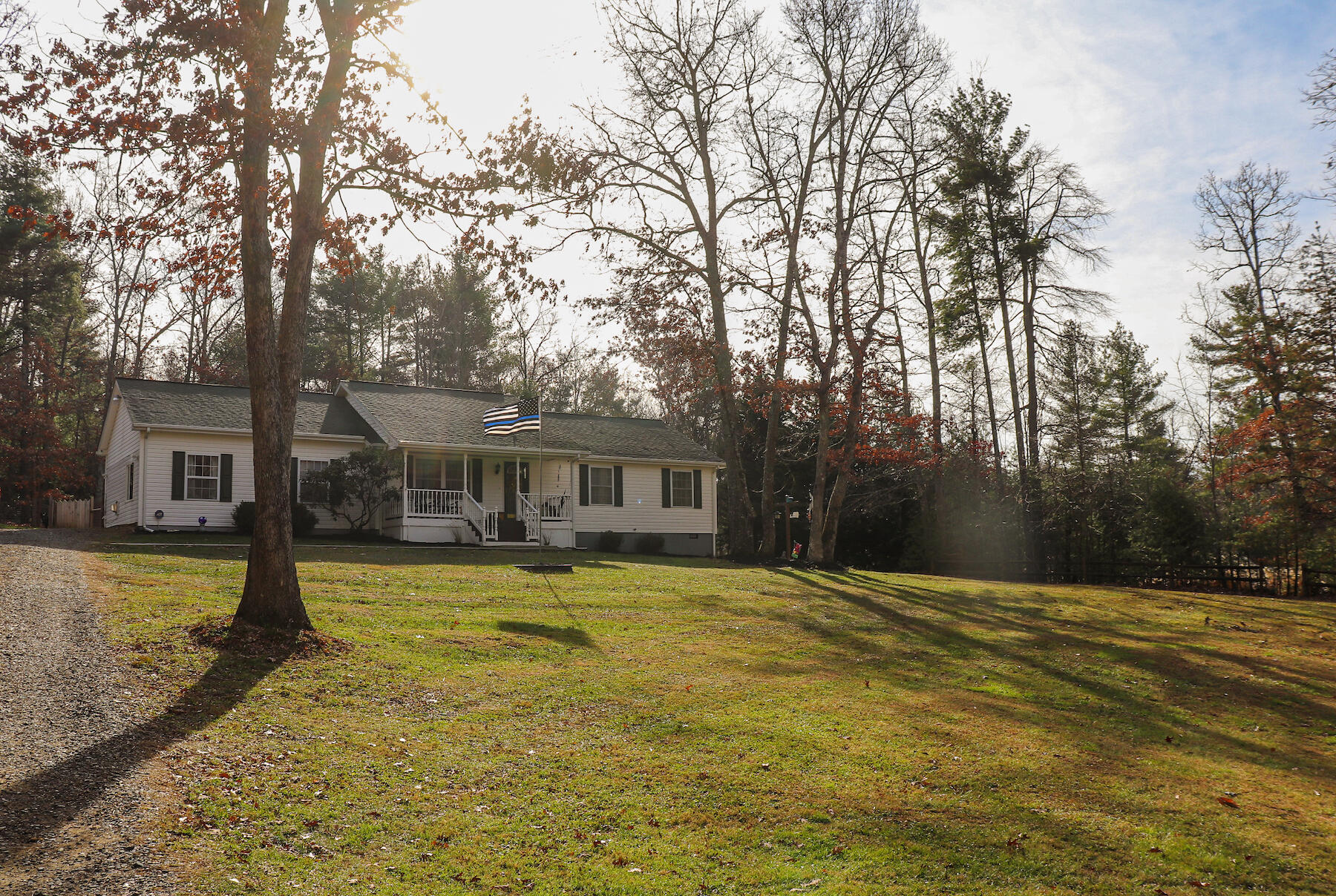 1008 Dusty Rock Road Northwest Riner, VA 24149 - Photo 3 of 28 a house with trees in the background