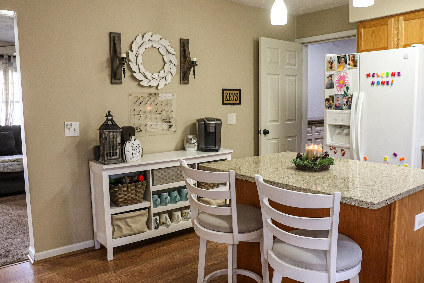 1008 Dusty Rock Road Northwest Riner, VA 24149 - Photo 26 of 28 a dining room with furniture and wooden floor