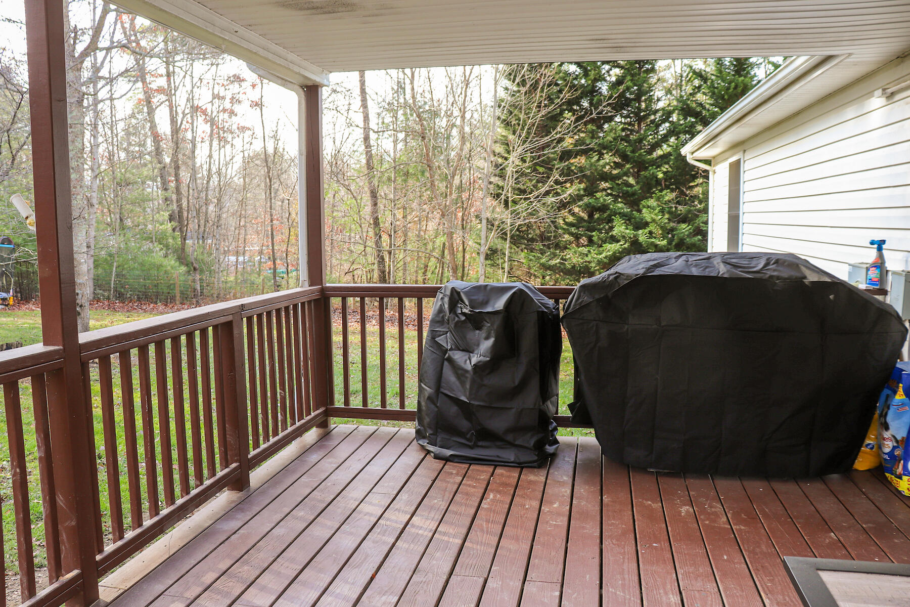 1008 Dusty Rock Road Northwest Riner, VA 24149 - Photo 10 of 28 a view of balcony with furniture and wooden floor